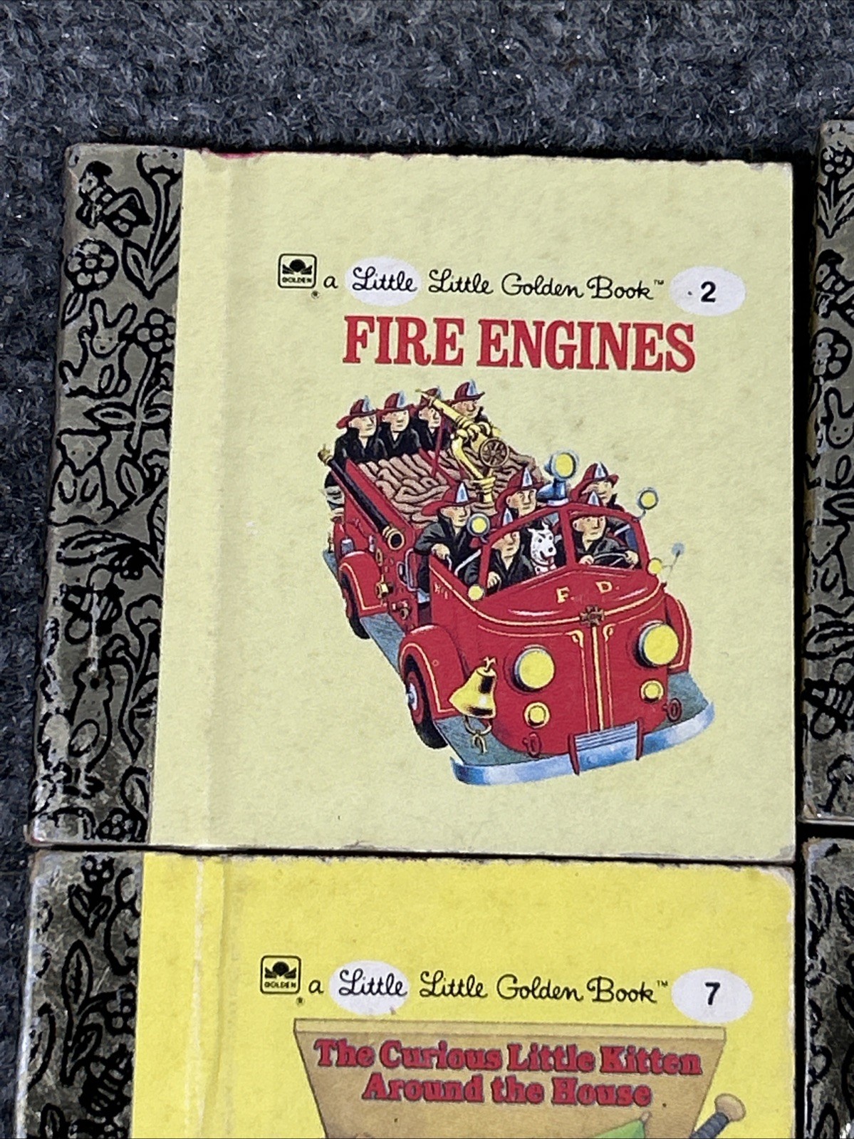 Vintage Lot of 8 Little Little Golden Book Miniatures #2,3,4,6,7,11,12,59