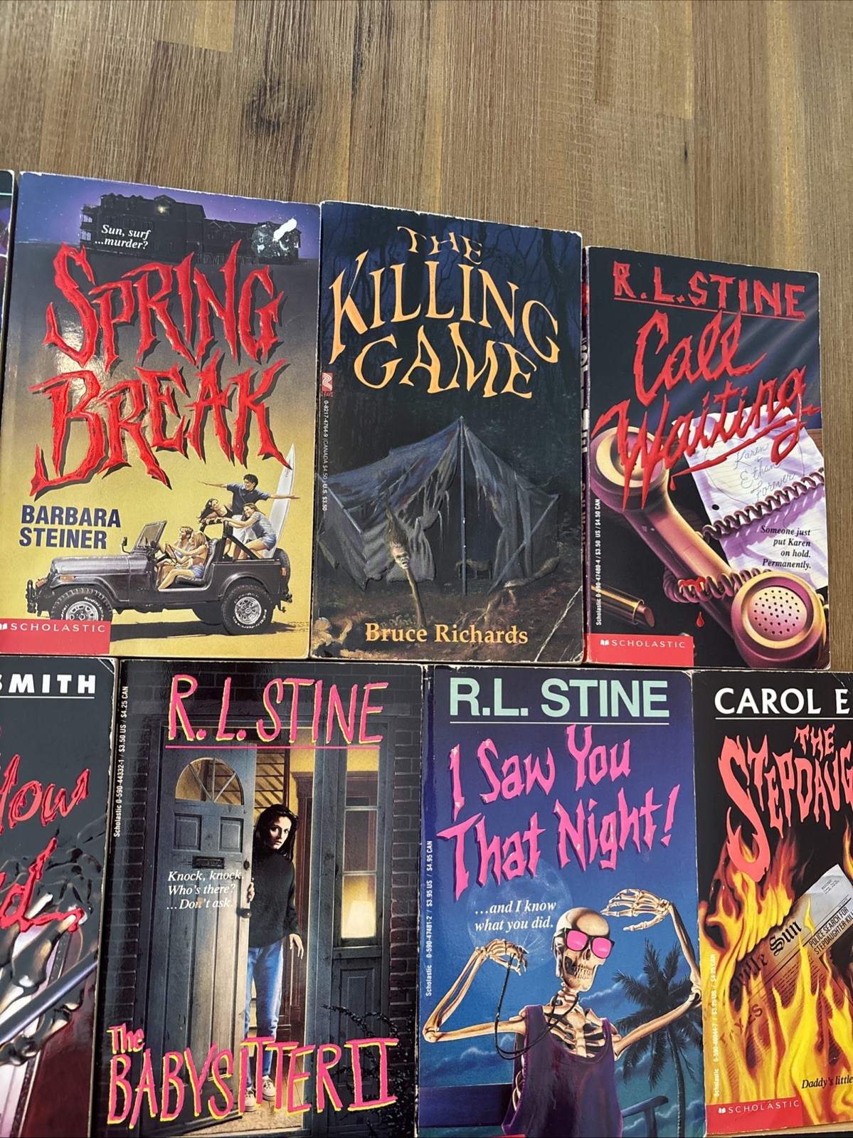 1990s Teen YA Pulp Horror Vintage Lot Of 20 R.L. Stine Steiner Ellis Pine Books