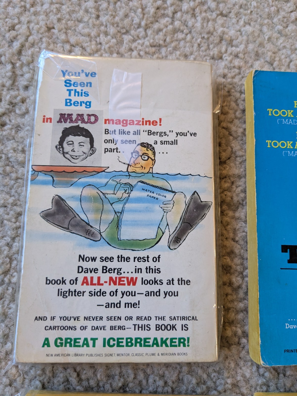 MAD Magazine Paperback Lot 8 Vintage Al Jaffee Dave Berg William Gaines 1970s
