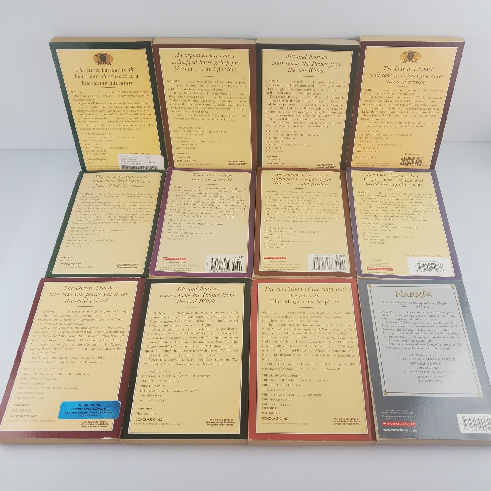 Lot 21 C S Lewis Books Chronicles of Narnia, Surprised By Joy, Screwtape Letters
