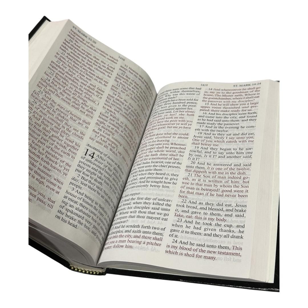 Holy Bible King James Version Translators Zondervan HC Large Print Black 2020
