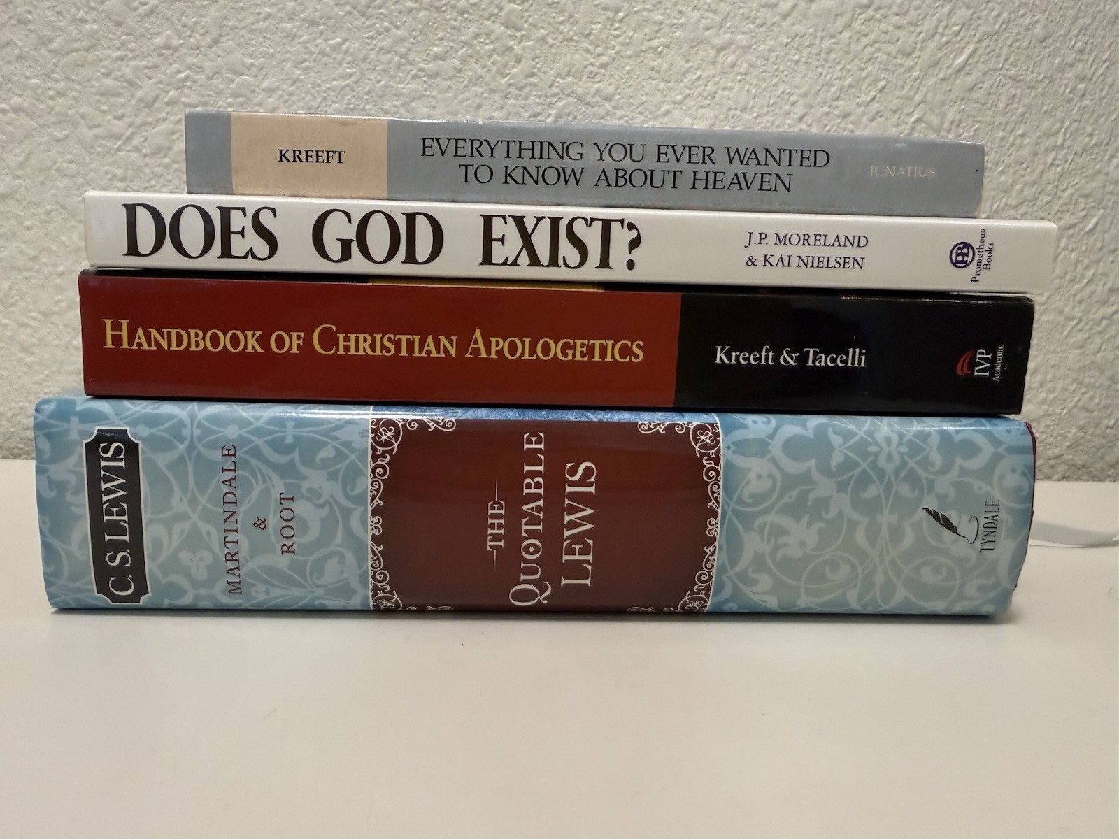 Christian Apologetics Book Lot Peter Kreeft C.S. Lewis