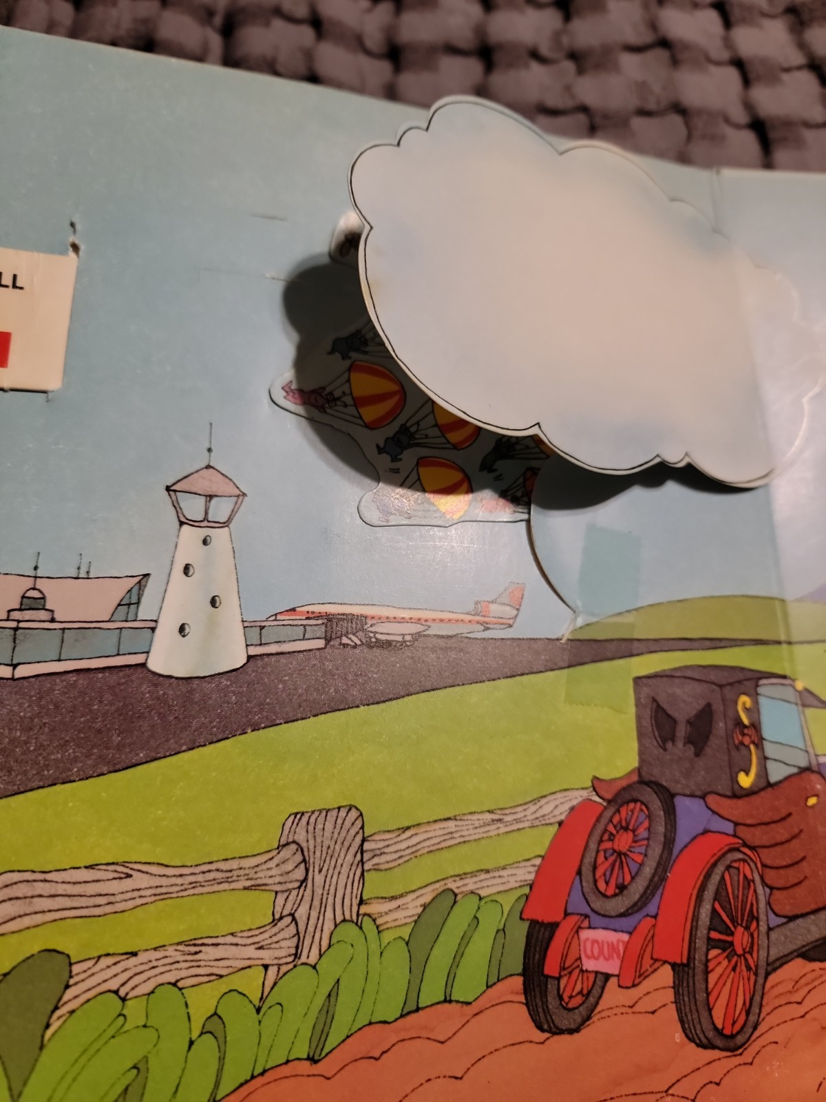 Vtg Sesame Street The Count’s Counting Pop-Up Book 1980 Jim Hensons’s Muppets