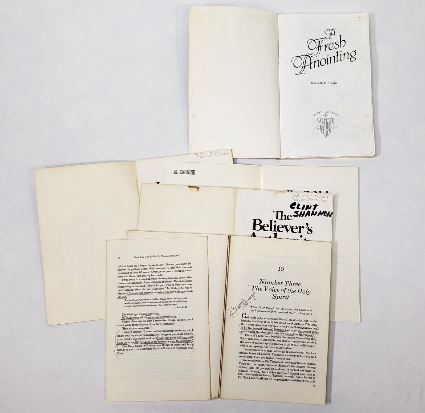 Kenneth E Hagin Ministries Books Lot 10 Vintage Christian Faith Library Booklets