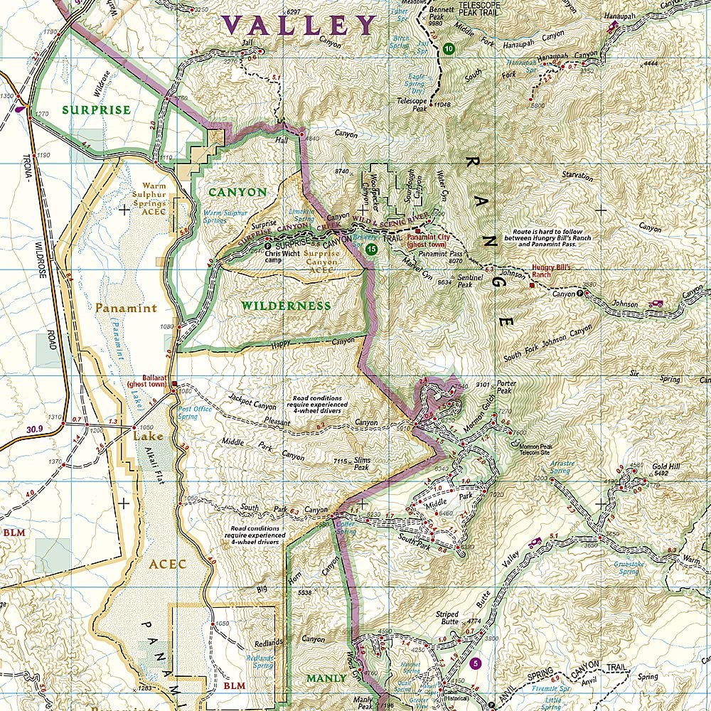 Death Valley National Park Map (National Geographic Trails Illustrated Map,…
