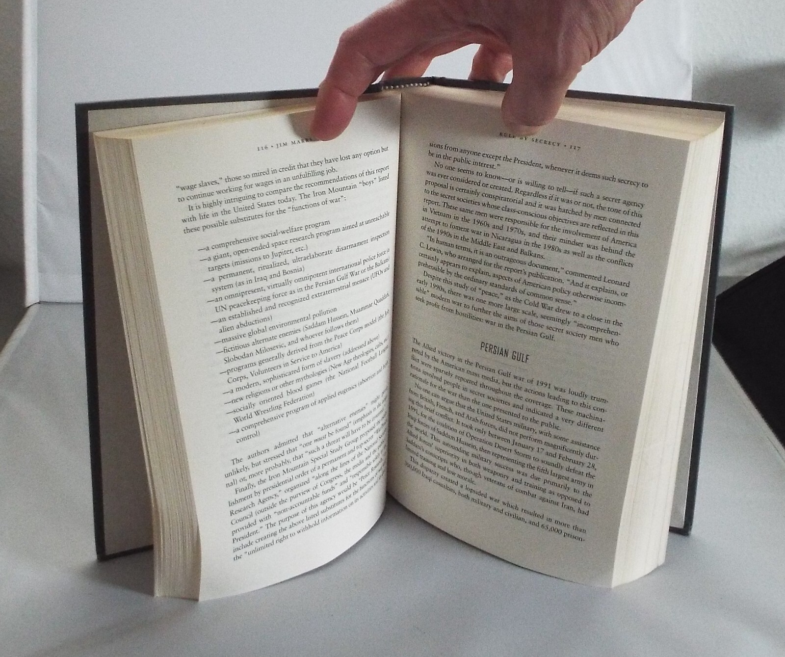 Rule by Secrecy Jim Marrs SIGNED Hardback with Dust Jacket Very Good Condition