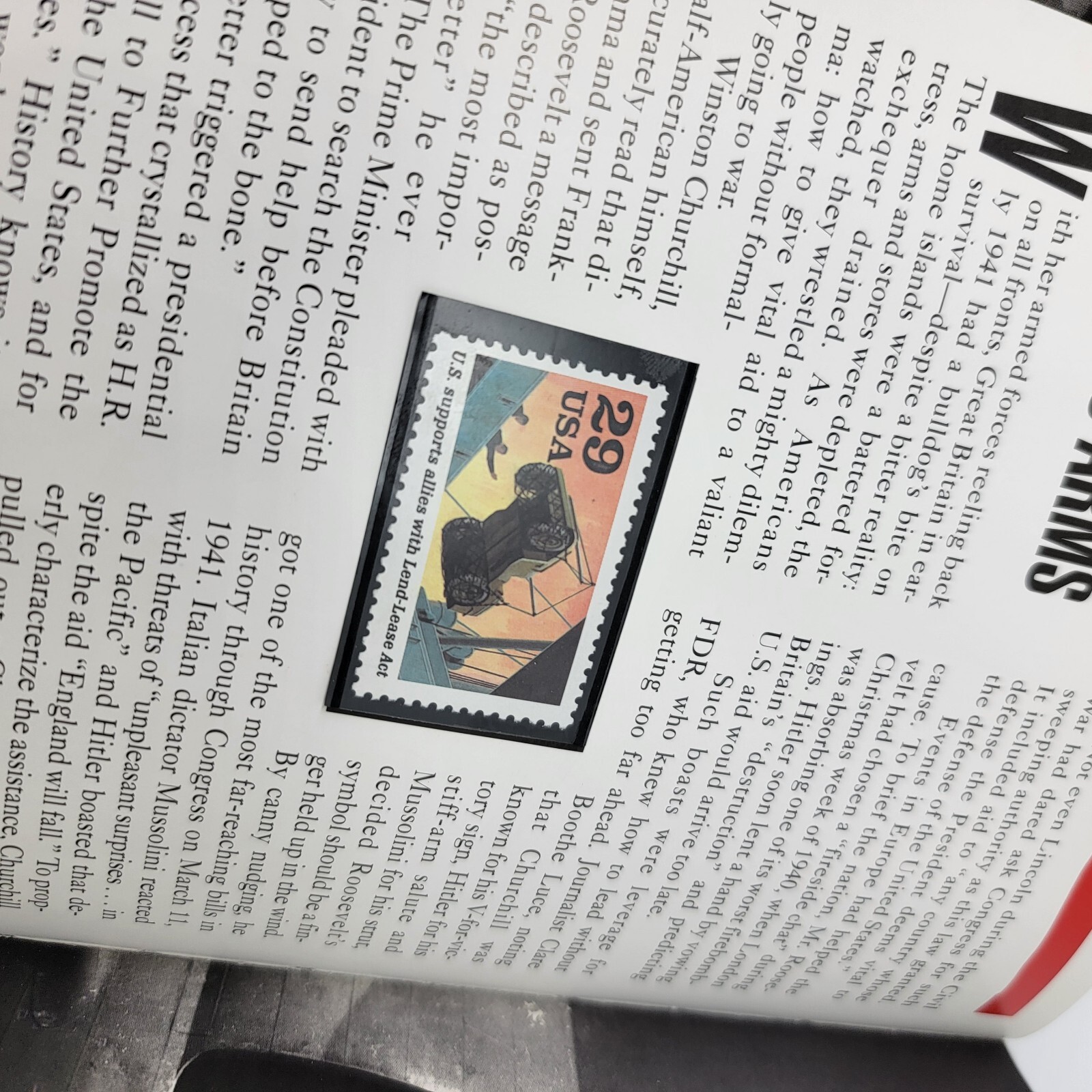 World War II Remembered 1941 Book With Us Postage Stamps 40 Pages