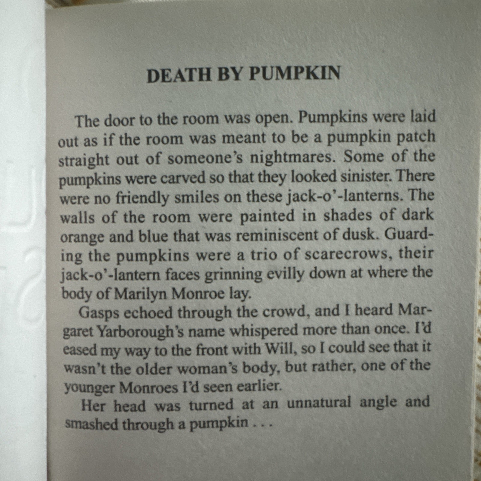 Death by Pumpkin Spice Bookstore Cafe Mystery Murder Passion Romance Halloween