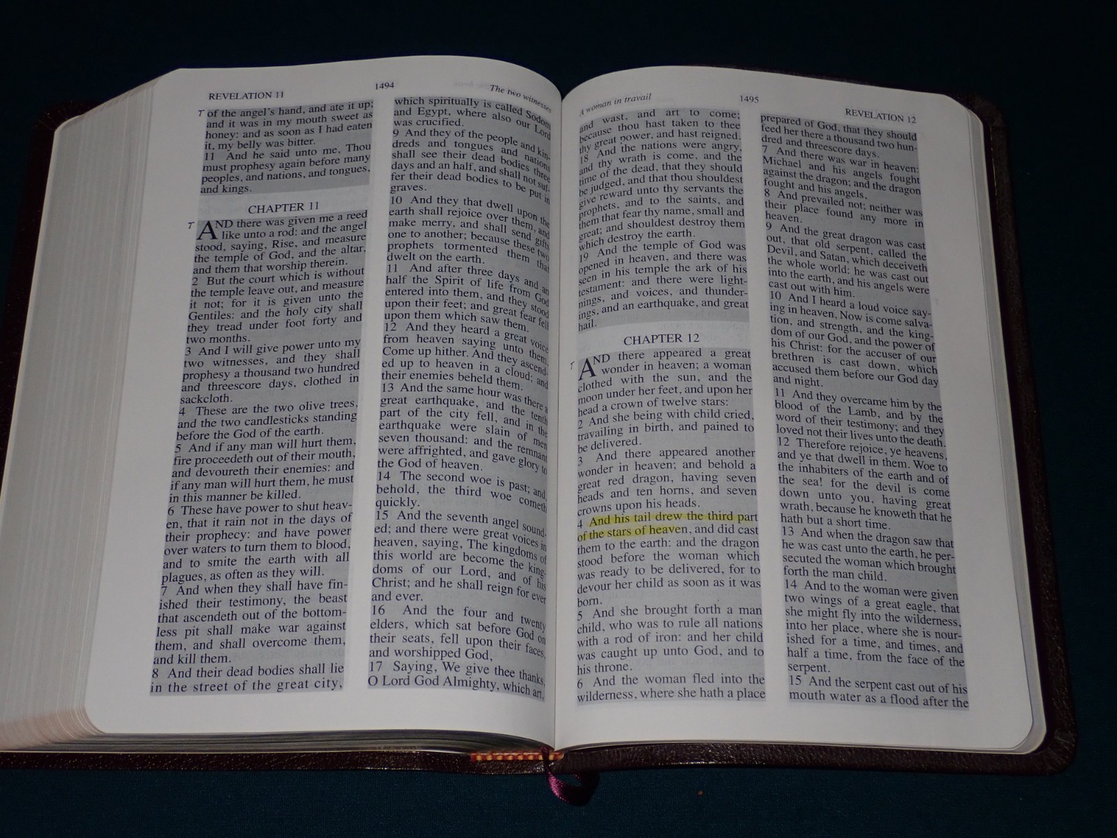 Jack Van Impe Prophecy Bible KJV 1999 Imitation Leather Red Letter Clean Pages