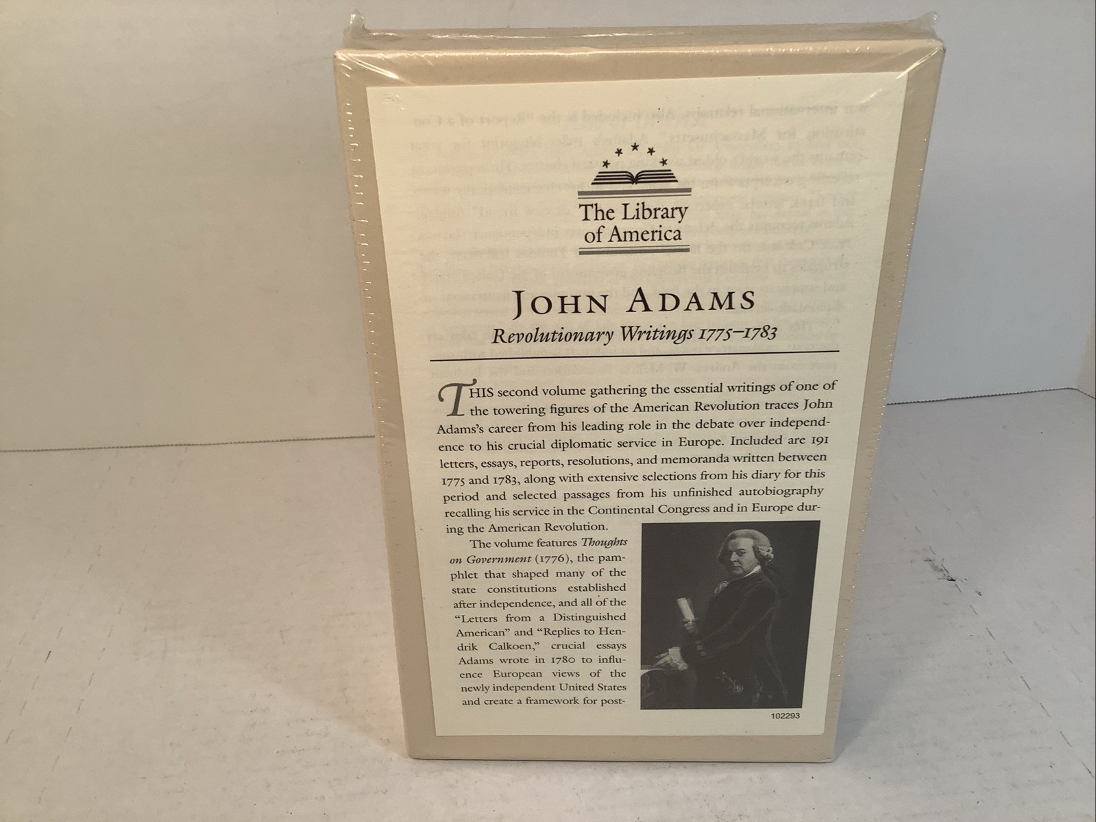 The Library of America: John Adams – Revolutionary Writings 1755-1775 HC Sealed