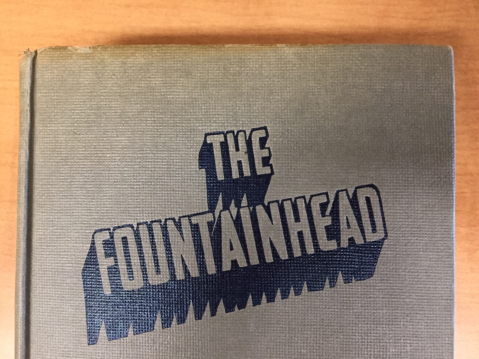 The Fountainhead, First Edition, early printing