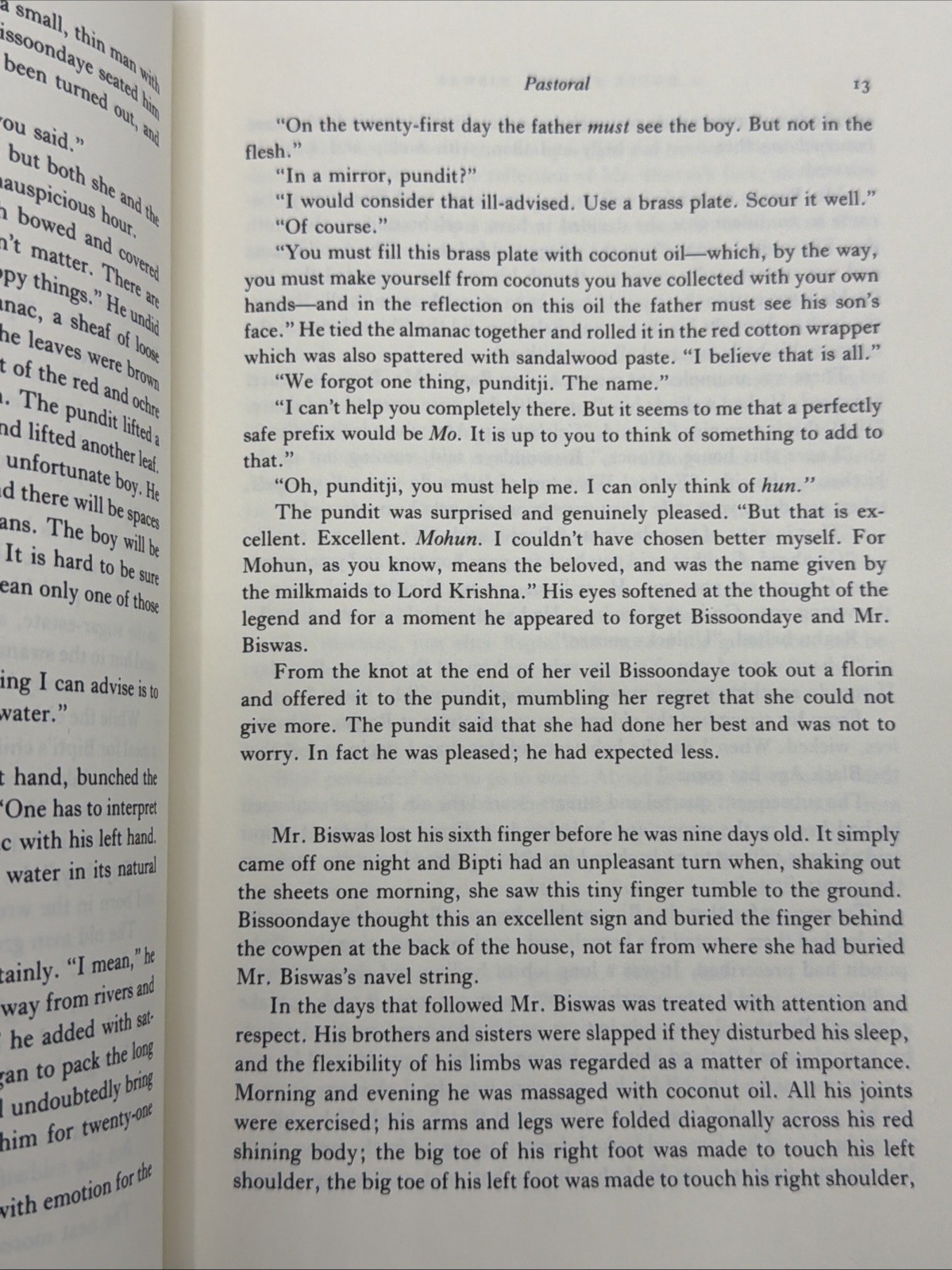 A House For Mr. Biswas by V.S. Naipaul (1983, Alfred A. Knopf) HCDJ