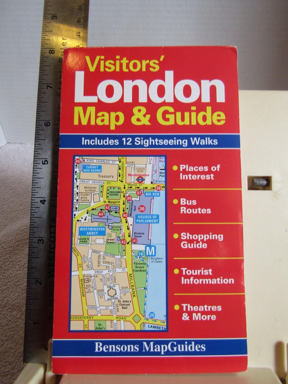 Visitors‘ London Map and Guide Bensons MapGuides Sheet map, folded 2nd ed 2002