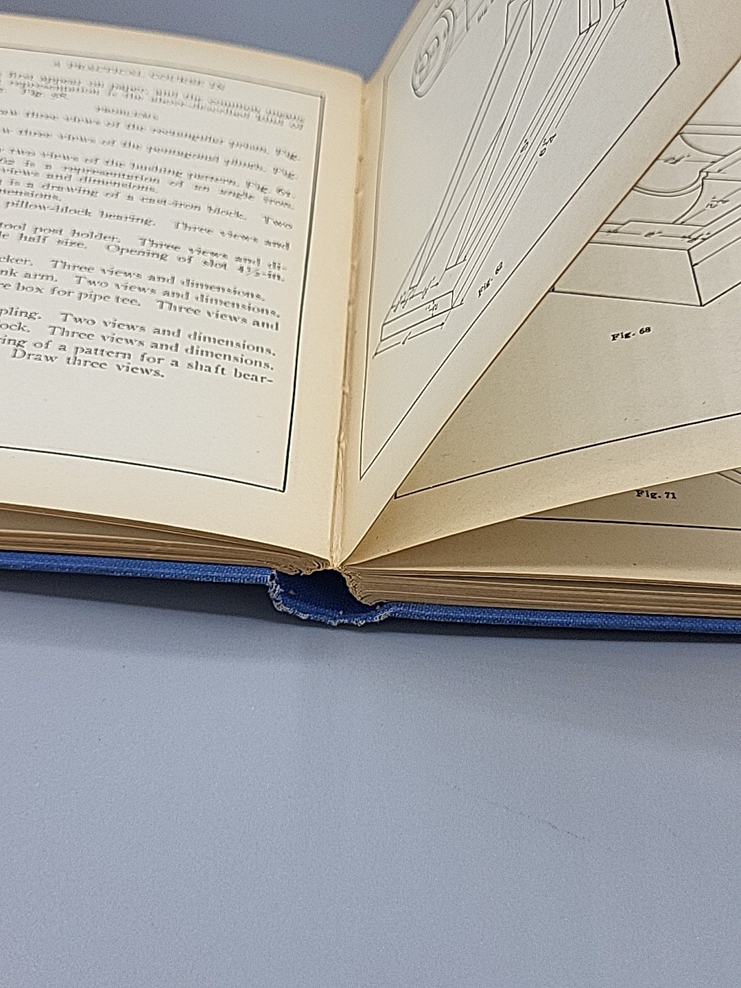 A PRACTICAL COURSE IN MECHANICAL DRAWING – WILLIAM F WILLARD HARDCOVER BOOK 1912