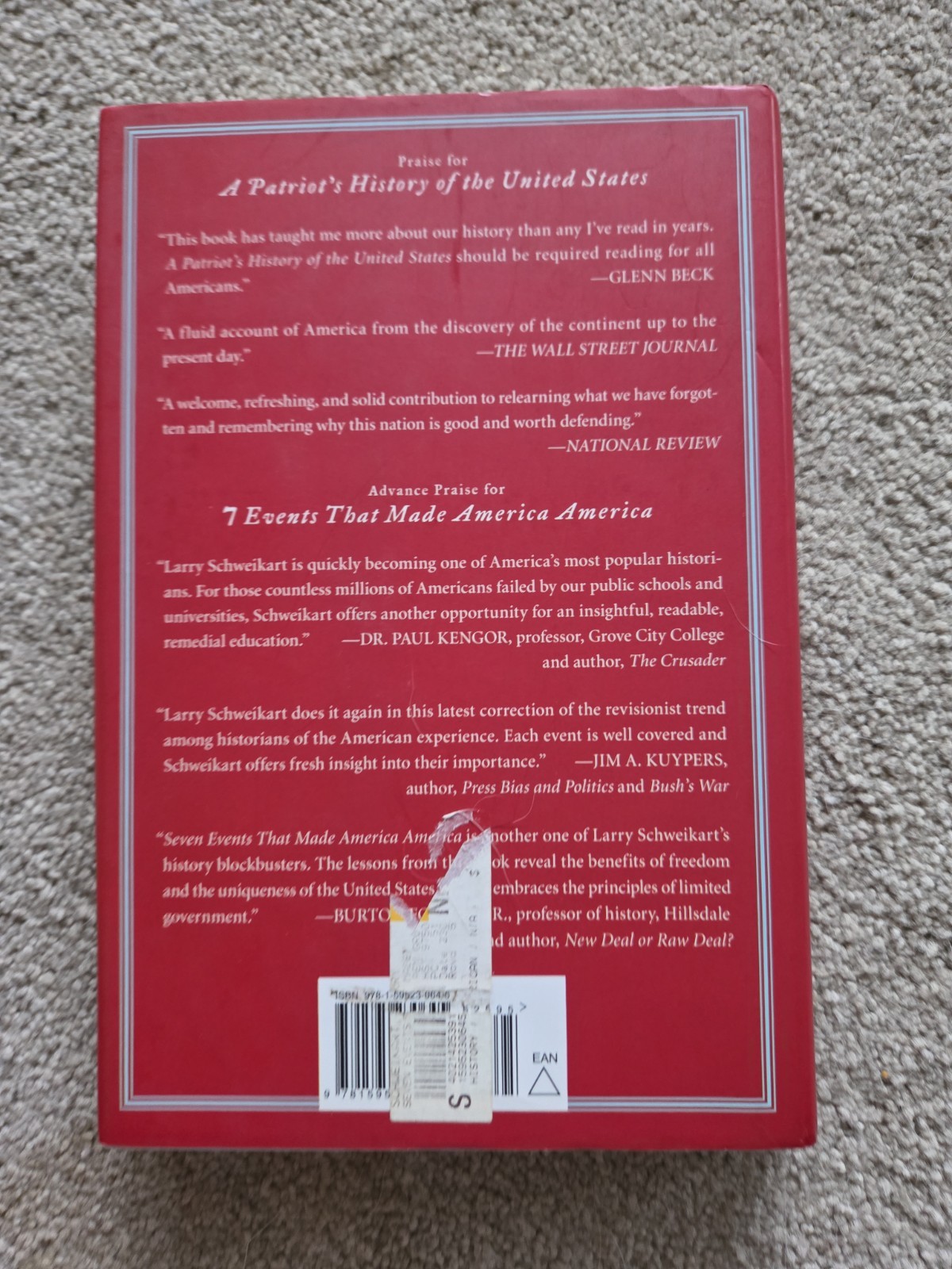 7 Events That Made America America By Larry Schweikart-Harback