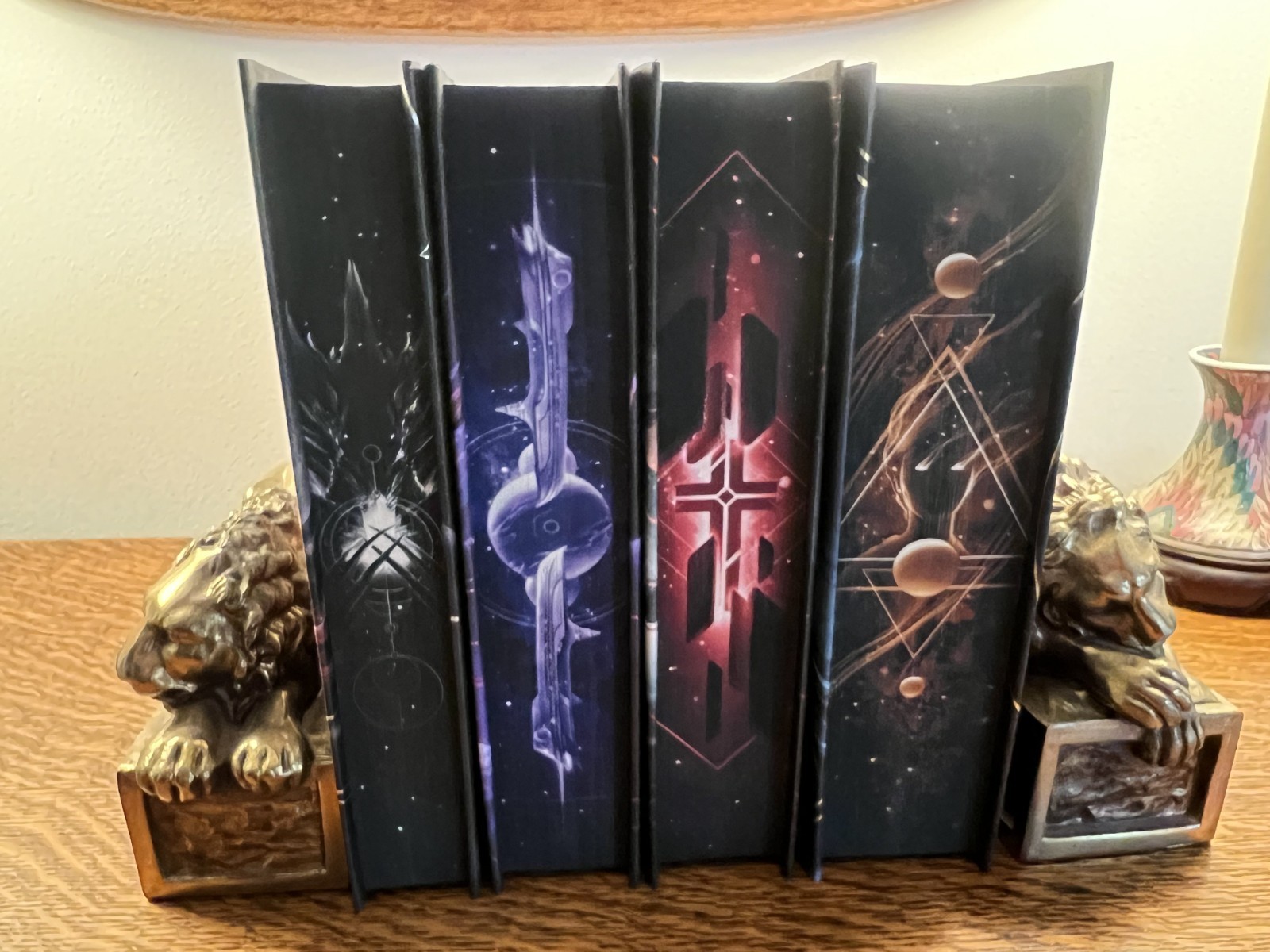 Hyperion Cantos Limited Edition Set Dan Simmons Broken Binding New Bookmark 1st