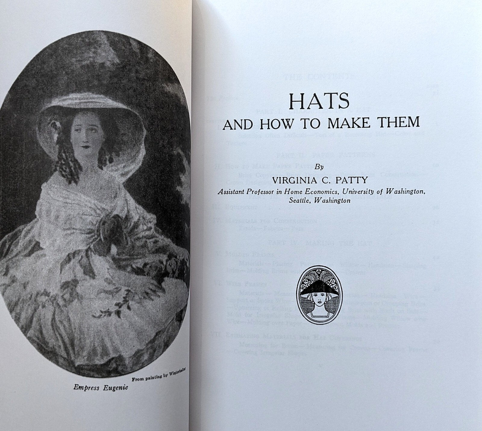 1920s Hats and How to Make Them by Patty & Millinery by Loewen (new reprints)