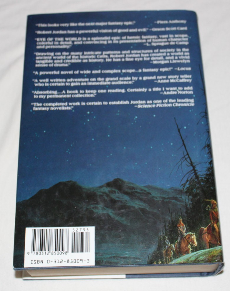 The Eye of the World (The Wheel of Time, Book 1) Robert Jordan Hardcover – GOOD