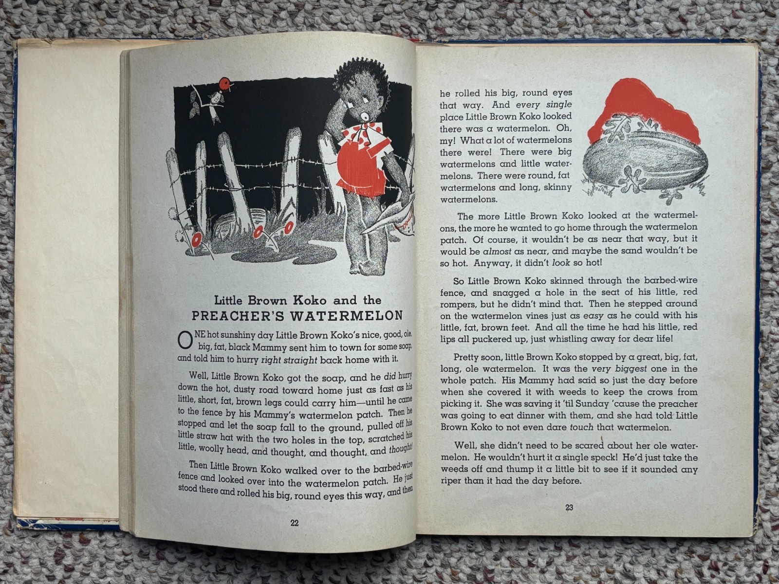 Little Brown Koko (1940) & Little Brown Koko Has Fun (1945) Hardcover Books