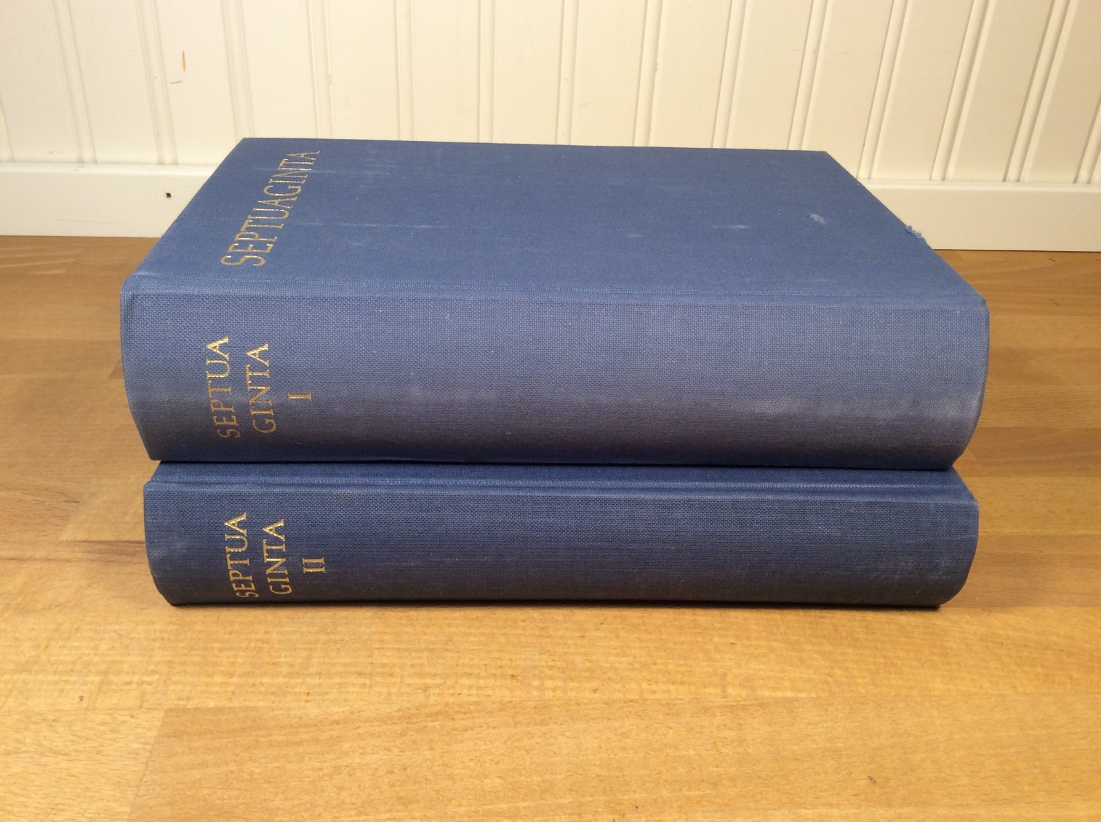 SEPTUAGINTA Volumes 1 and 2, Alfred Rahlfs Vintage 1971 Hardcovers