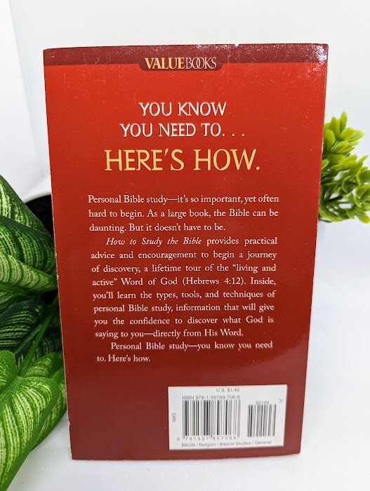 Value Bks.: How to Study the Bible by Robert M. West (2007, Perfect)