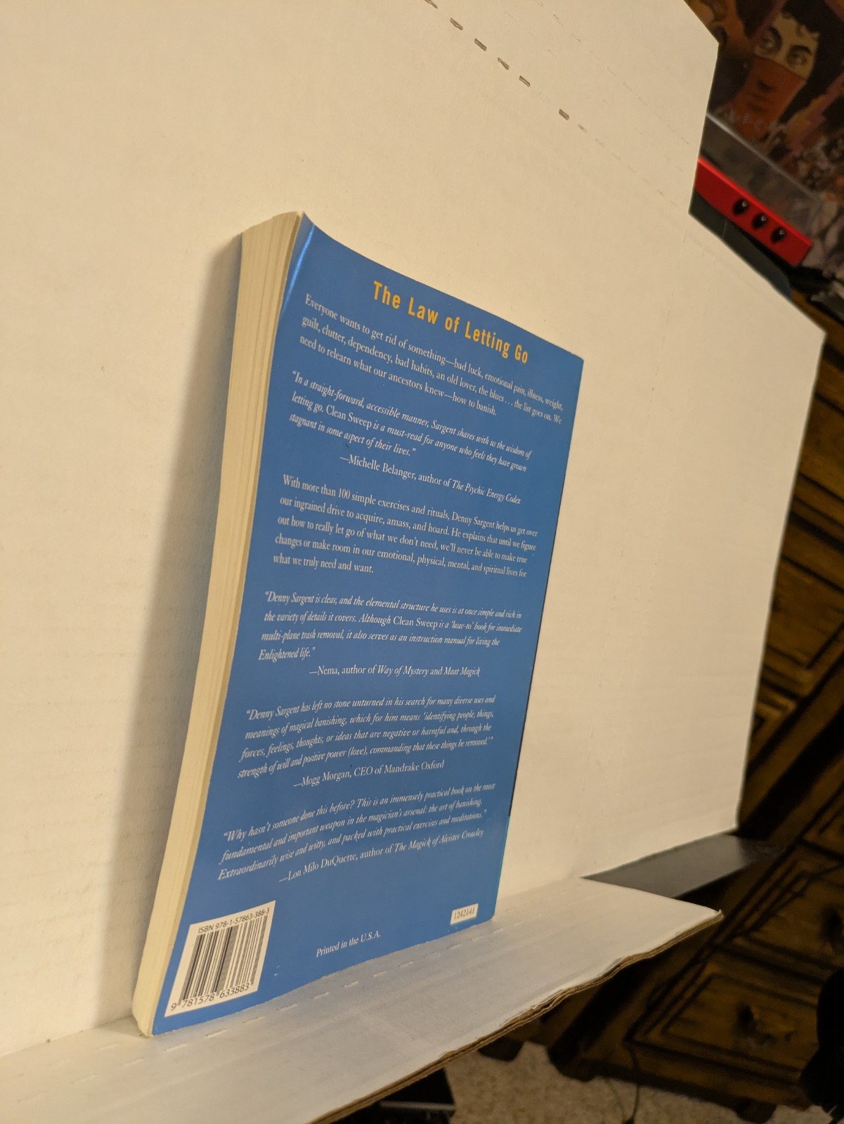 Clean Sweep: Banishing Everything You Don’t – Paperback, by Sargent Denny – Good