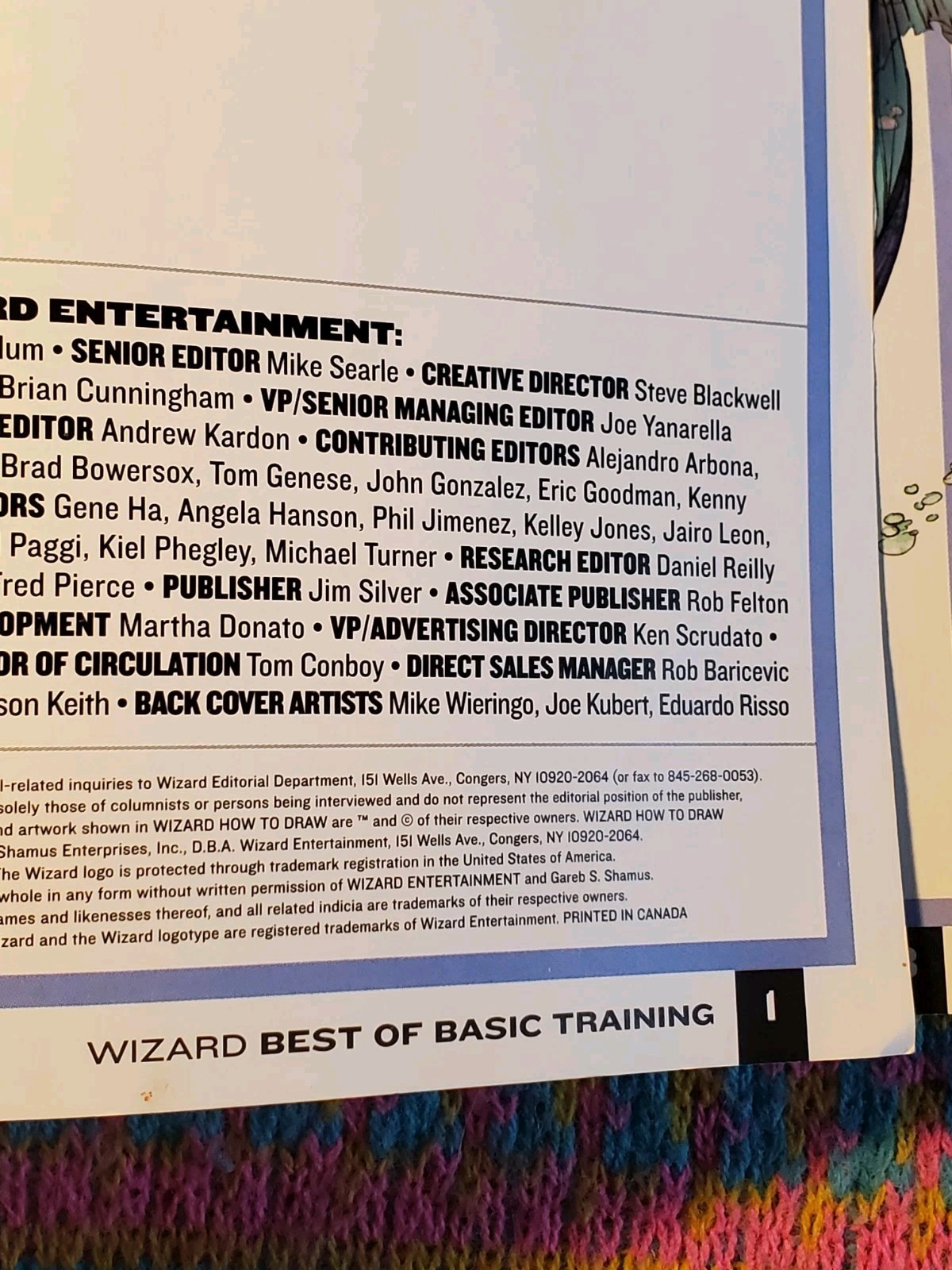 WIZARD How To Draw: Storytelling (The Best of Basic Training) Comics Design Book