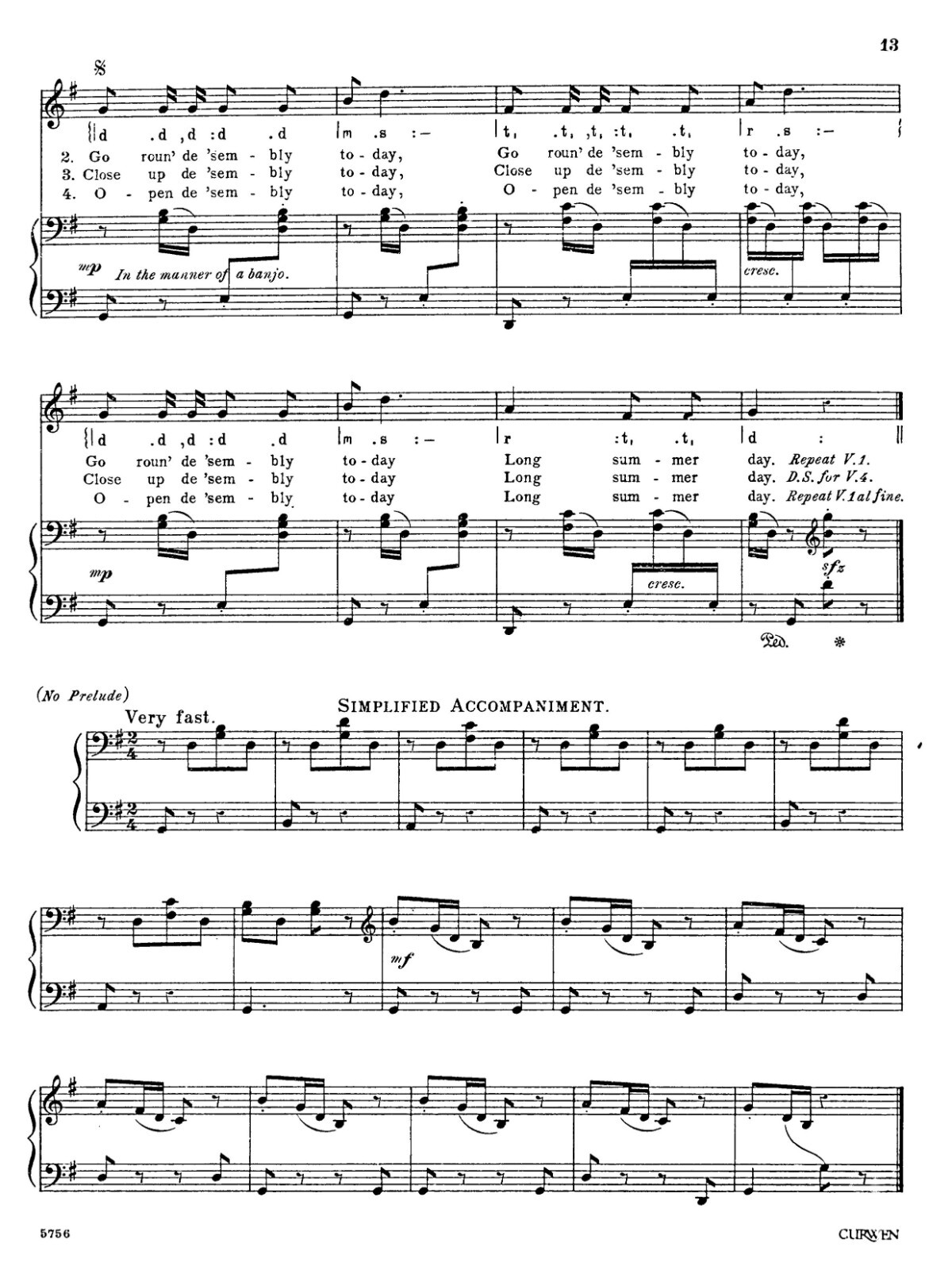 Negro folk singing games and folk games of the Habitants „1914“ 56 Pages