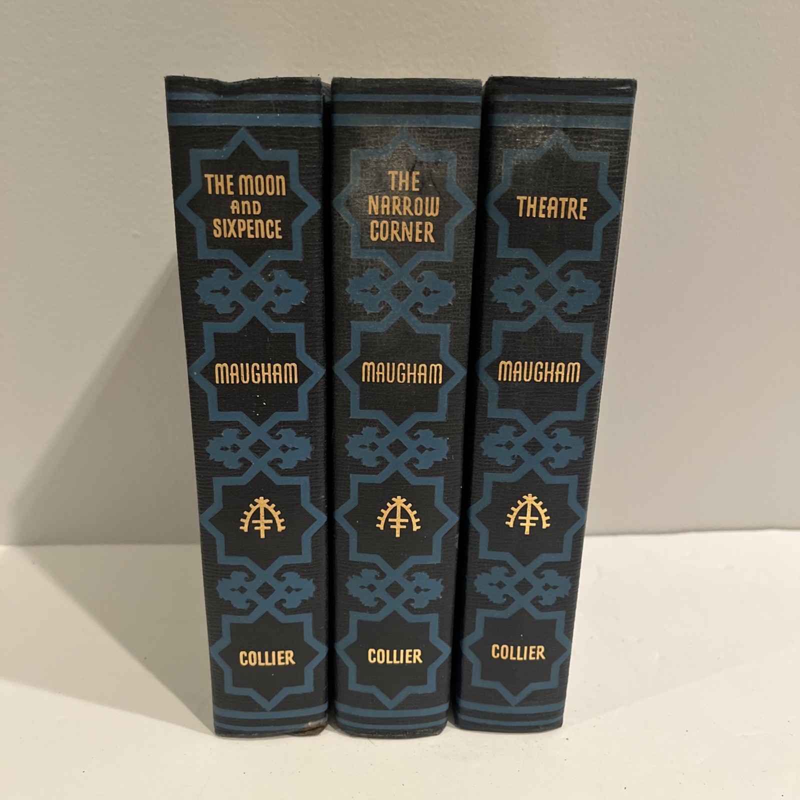 (3) lot W. SOMERSET MAUGHAM 1919 – 1937 Decorative Hardcover Books by PF Collier