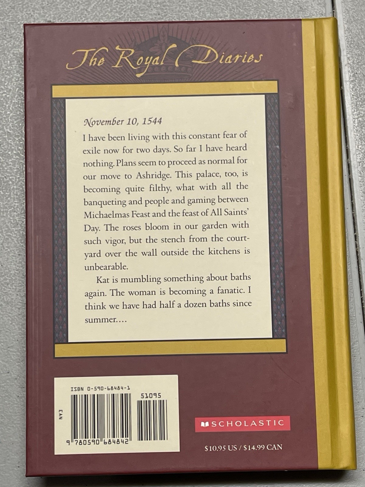 BOXED SET 4 Royal Diaries Elizabeth I Marie Antoinette Isabel Cleopatra HC Books