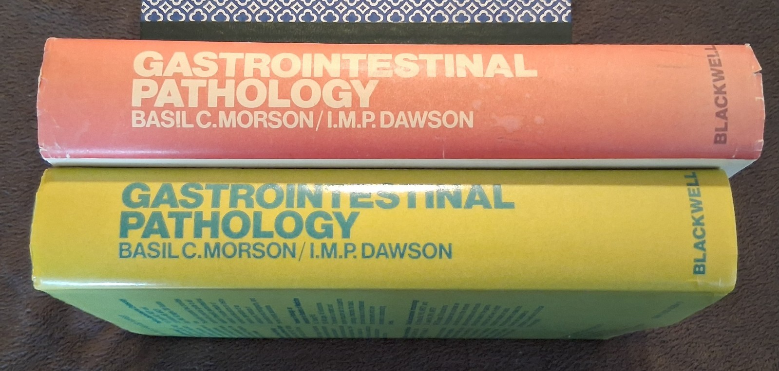 Gastro-Intestinal Pathology Morson Dawson 1st & 2nd Editions Signed HC DJ Set