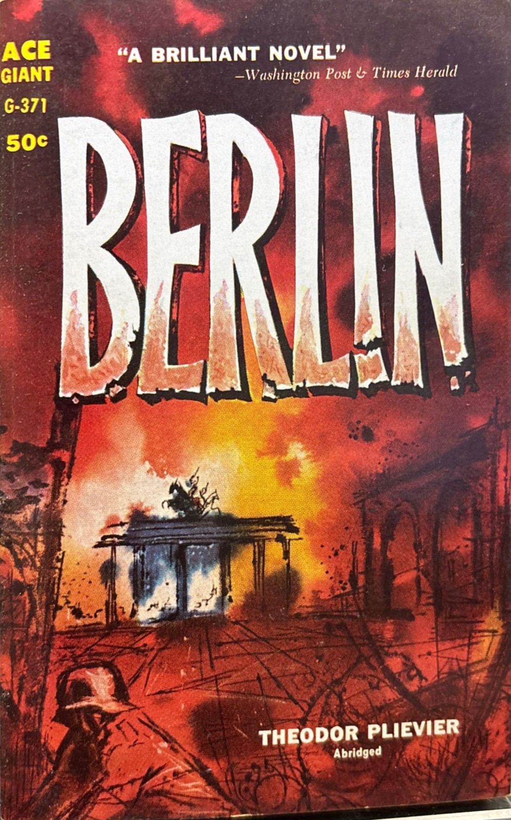 Berlin by Theodor Plievier 1956 Ace Giant G-371 Paperback