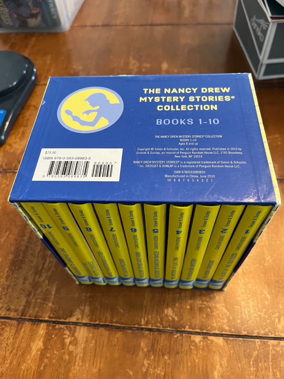 NANCY DREW COLLECTION – BOOKS 1-10 IN BOX – LIKE NEW