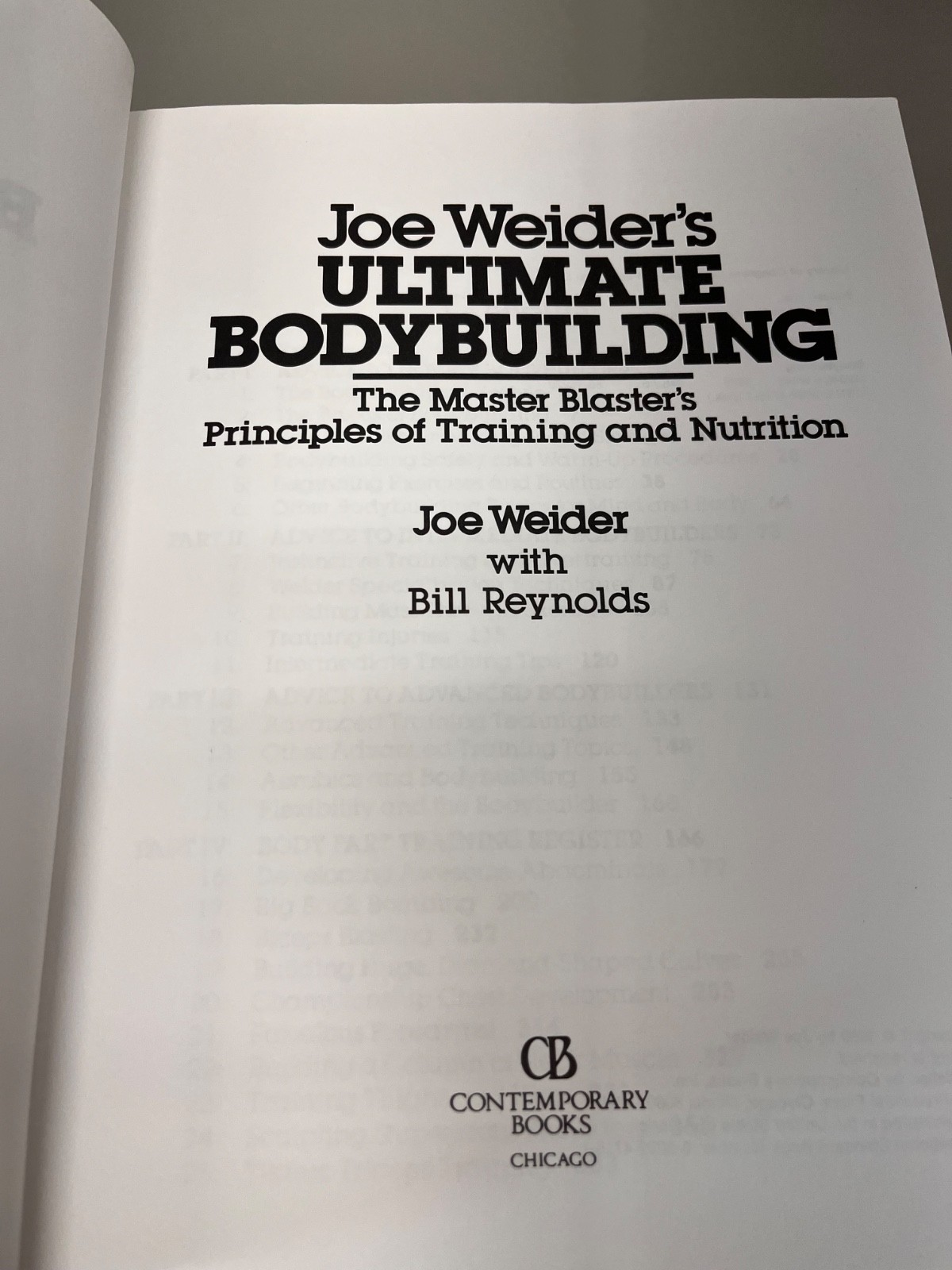 Bodybuilding Books Lot of 4 (See Photos for Titles) 1 Hardcover