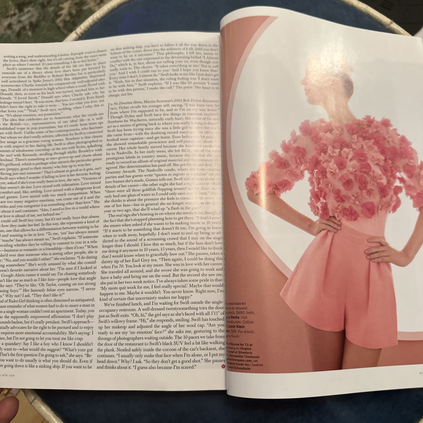 Taylor Swift Cover ELLE Magazine March 2013 No Label 510 Pages Canada Ed.