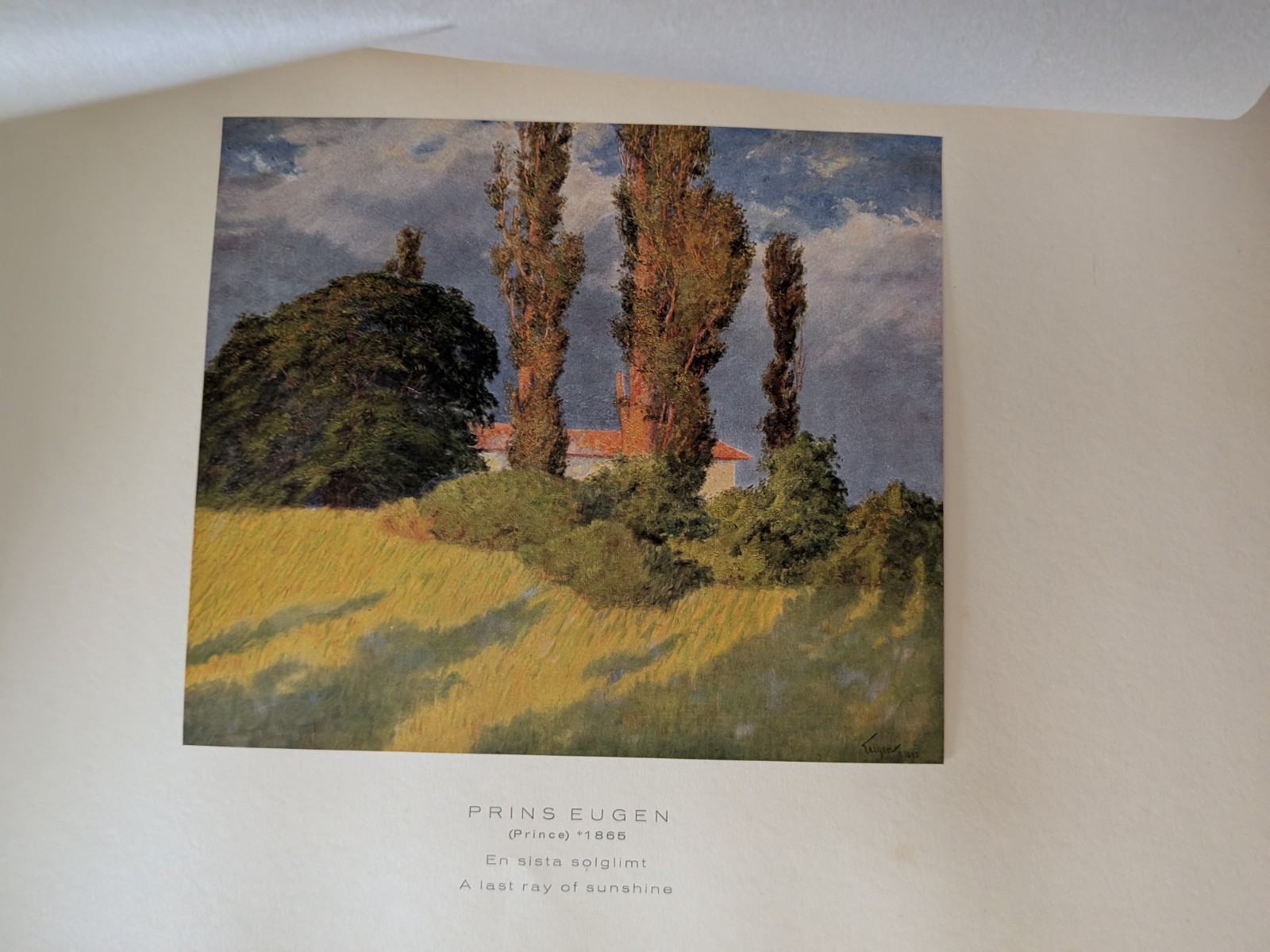 Beautiful SWEDEN : Collection of paintings of swedish landscapes by famous _Rare