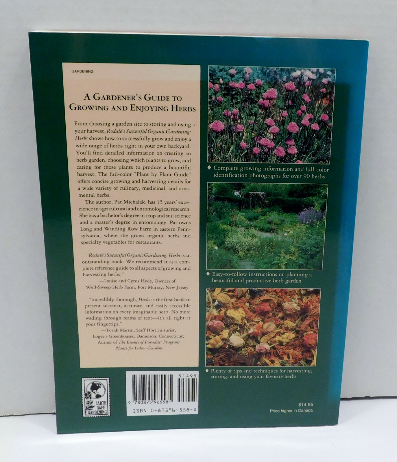 Rodale’s Successful Organic Gardening: Herbs 300 color photos 50 illustratration