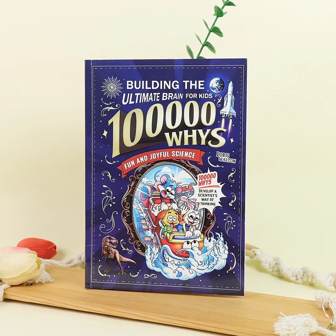 100000 Whys Kids Science Book English STEM Learning Fun Cartoon Guide