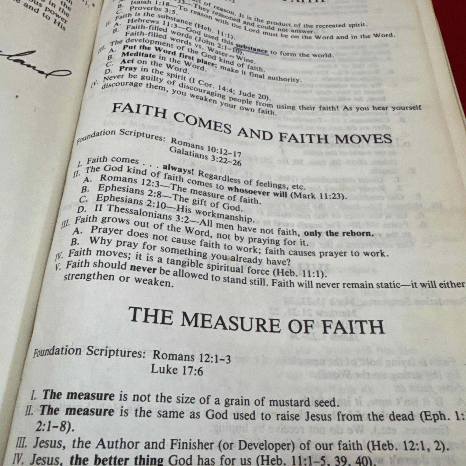 Kenneth Copeland Reference Edition Bible Genuine Leather KJV Concordance 1972