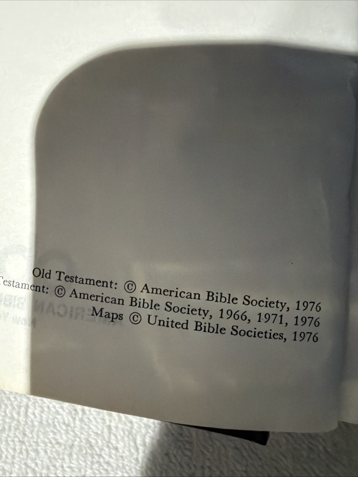 Good News Bible: Today’s English Version 1976 Hardcover American Bible Society