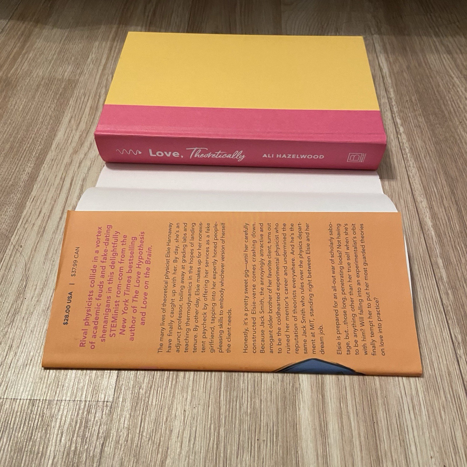SIGNED Love Theoretically by Ali Hazelwood Hardcover Autographed