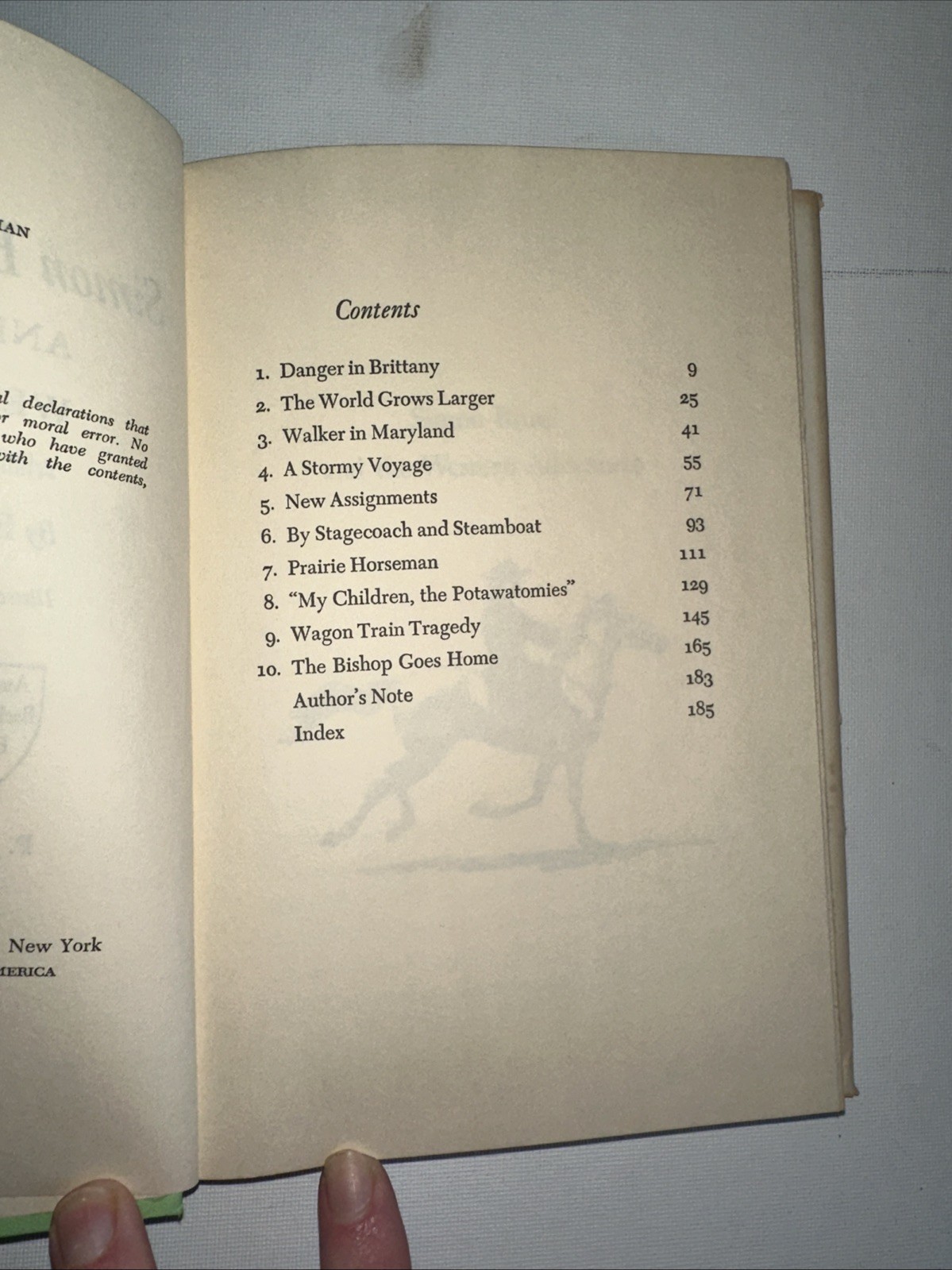 Simon Brute and the Western Adventure 1959 First Edition American Background