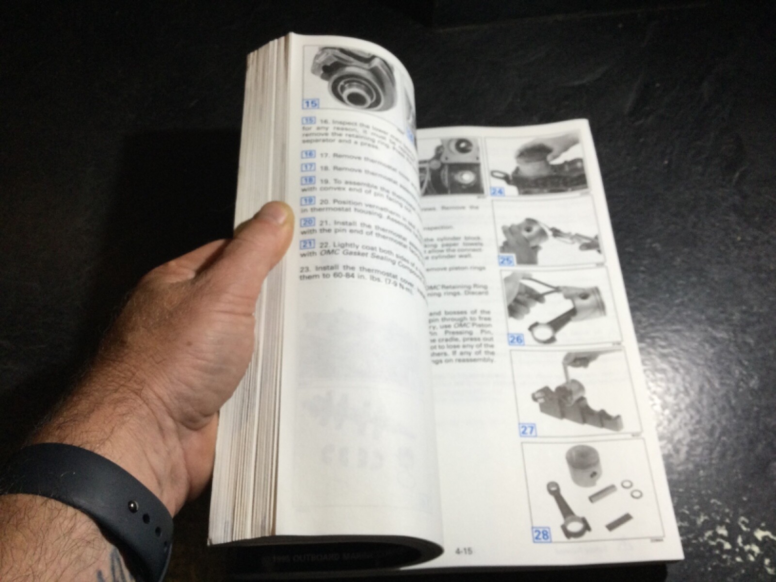 1996 Johnson & Evinrude 40 Thru 55 HP 2 Cylinder Outboard Service Manual #507124
