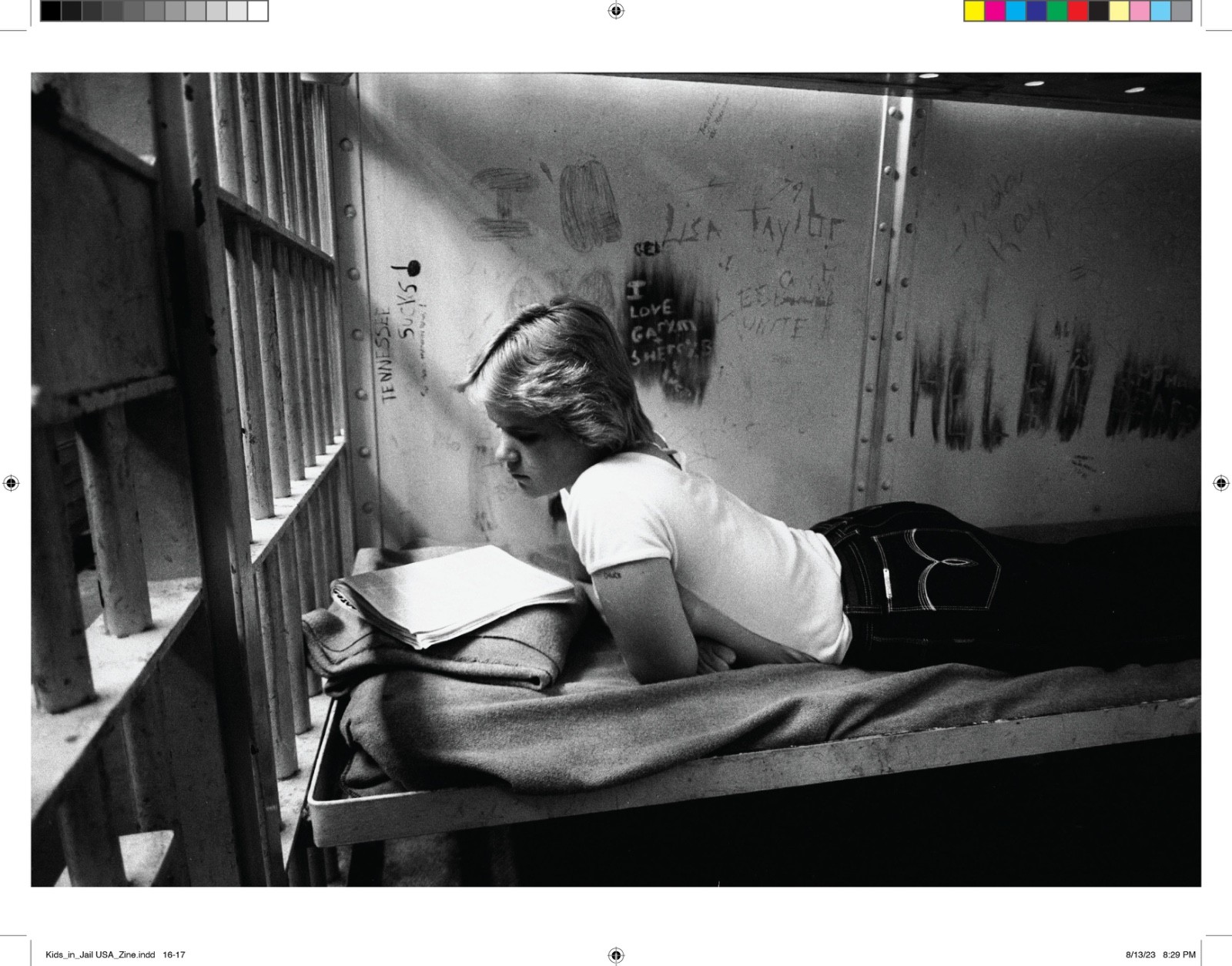 Kids in Jail United States 20 Page Zine Stephen Shames – signed