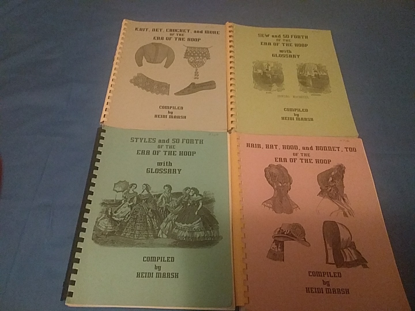 Sewing,Kniting,Styling,and Hair Books By Heidi Marsh