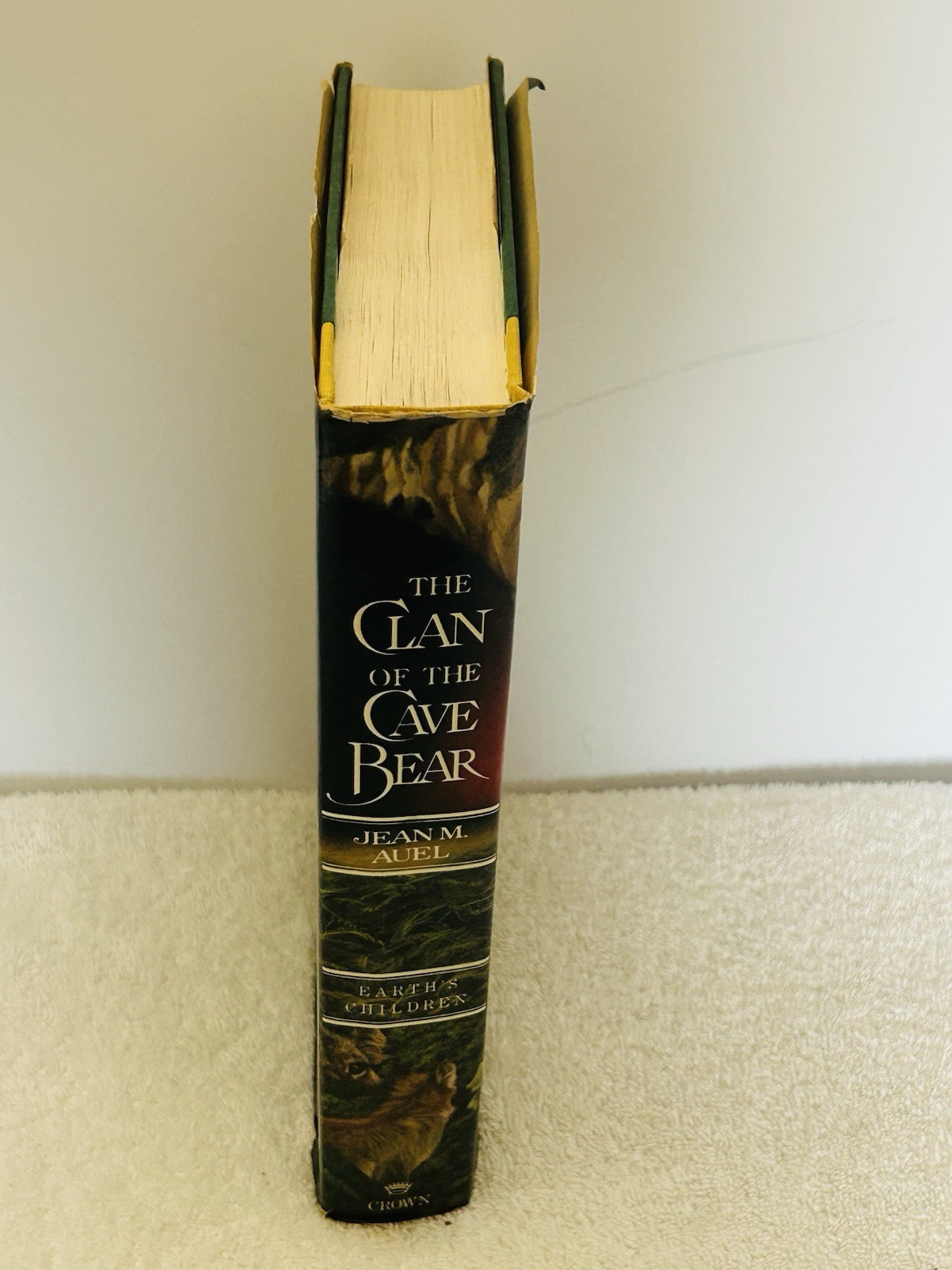 Clan Of The Cave Bear Jean M. Auel 1st Edition/1st Print HCDJ Earth’s Children