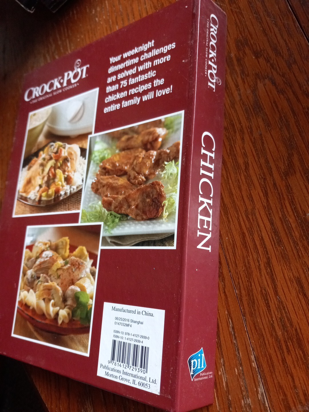 Crock-Pot The Original Slow Cooker Chicken Hardcover With Spiral 2009