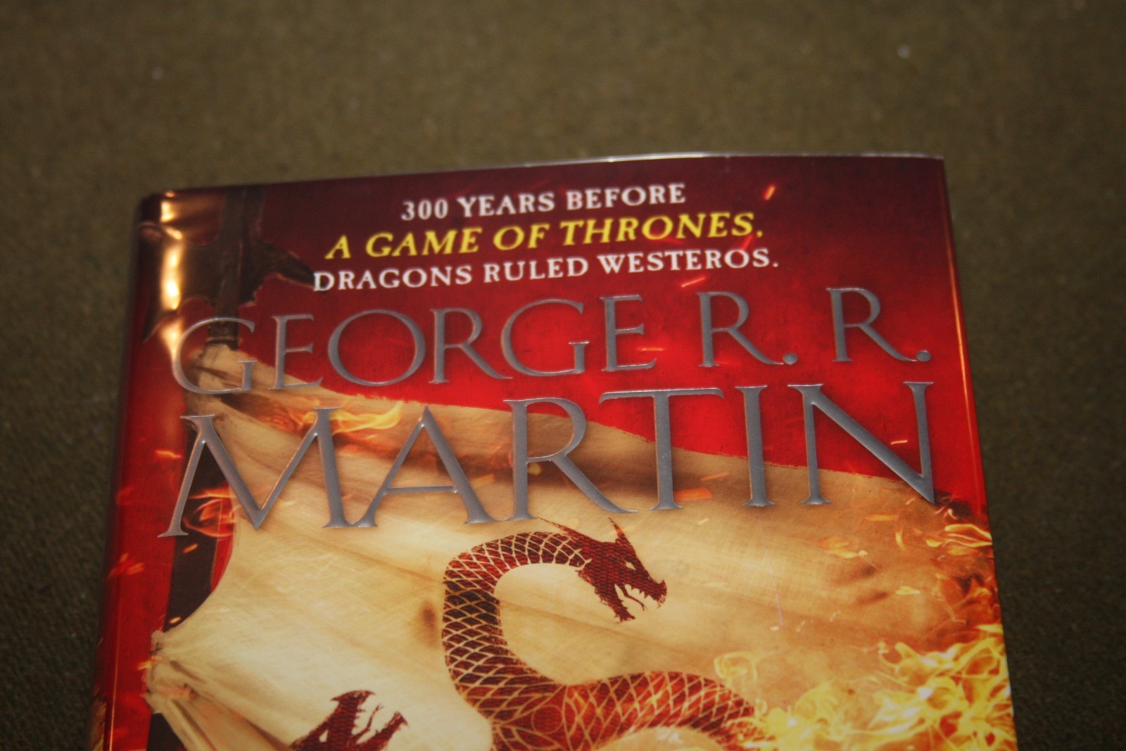 Fire & Blood by George R. R. Martin 2018 HC 1st Edition/1st Printing