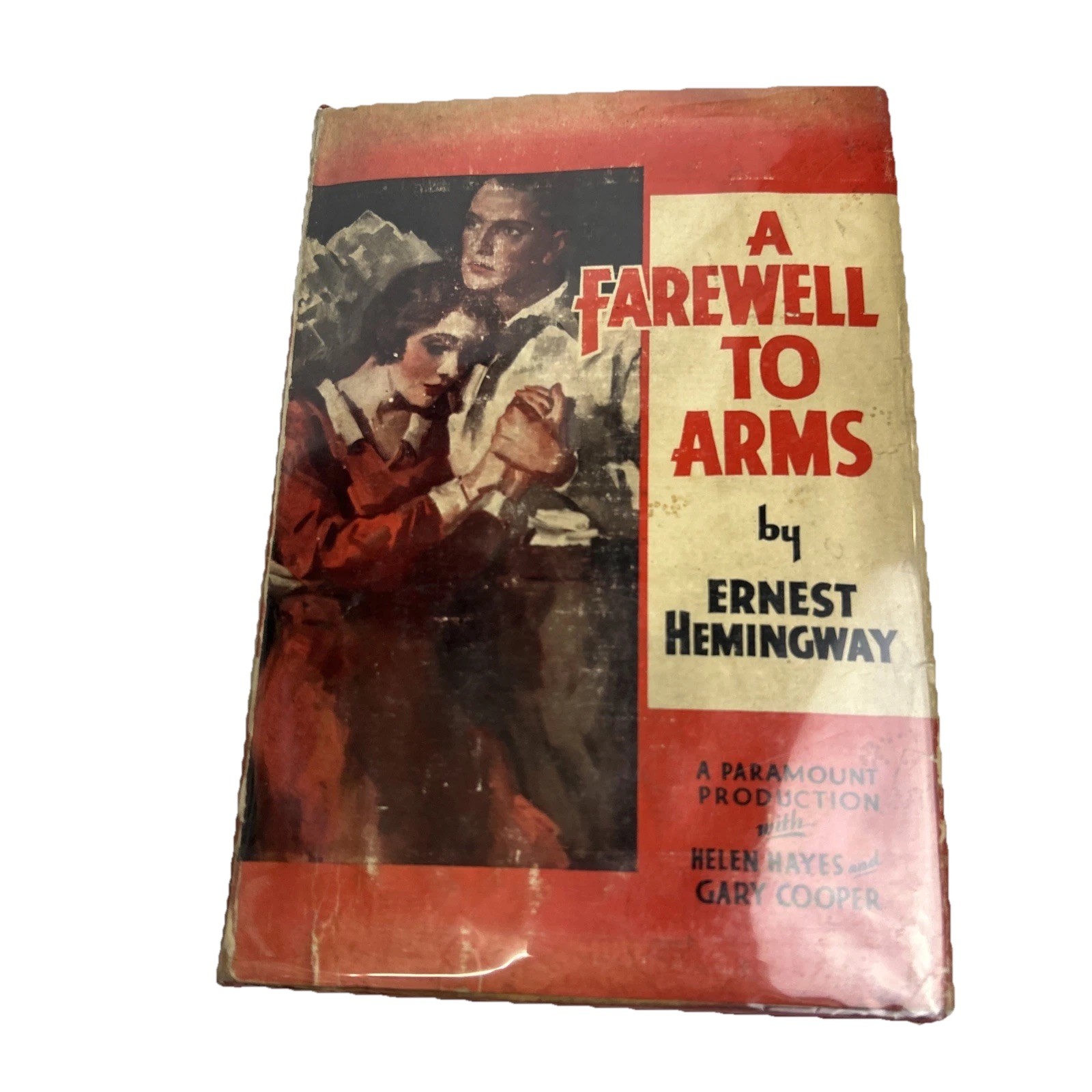A Farewell To Arms Book Ernest Hemingway HC DJ 1929 Rare Photoplay Edition