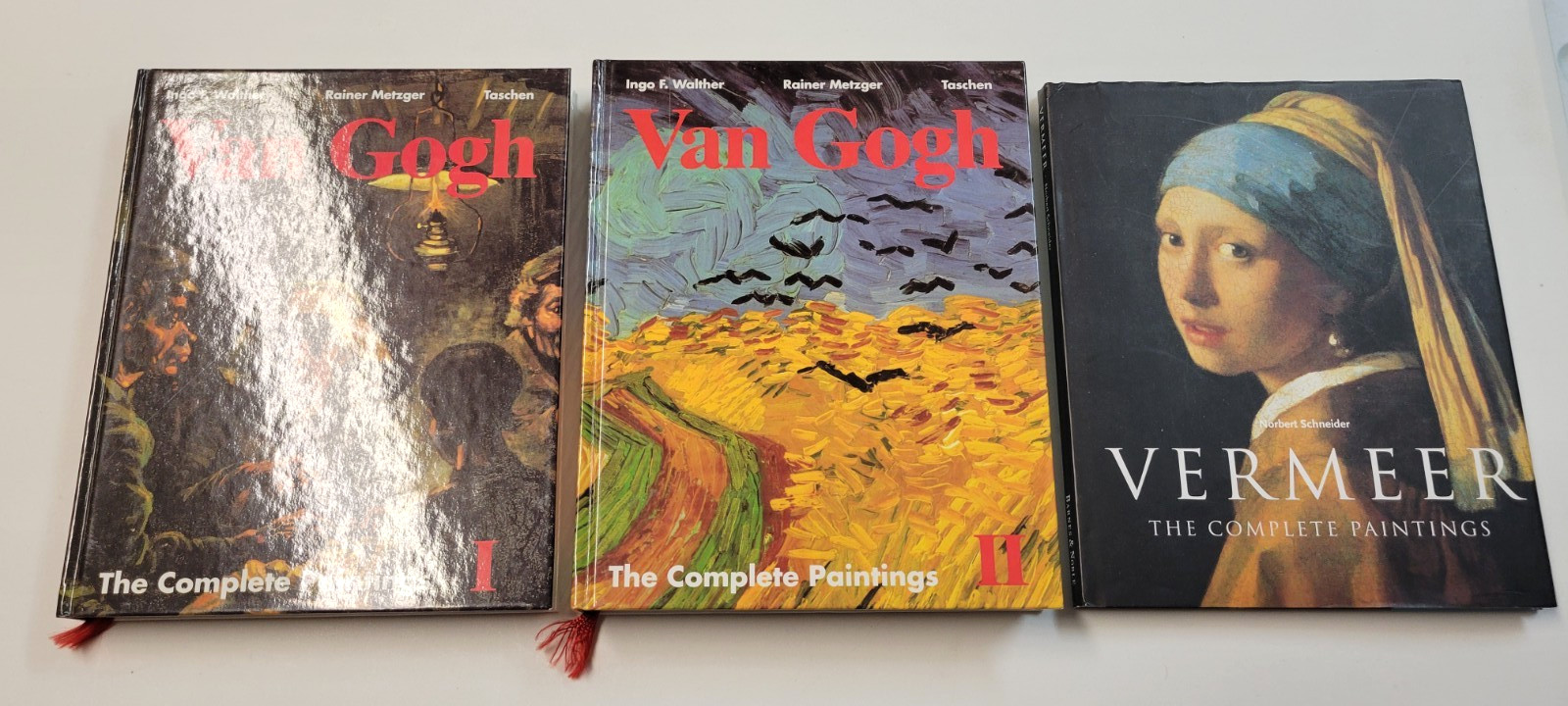 Vincent Van Gogh: The Complete Paintings (2 Volume Set) Hardcover & Vermeer Book